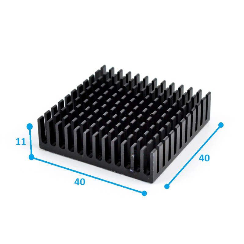 Heatsink 40x40x11mm for 42mm NEMA 17 Stepper Motor (Back)